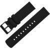 image22mm Black  BARTON Canvas Quick Release Watch Band Straps  Choose Color ampamp Width  18mm 20mm or 22mm  Black PVD Buckle