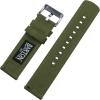 imageBARTON Canvas Quick Release Watch Band Straps  Choose Color ampamp Width  18mm 19mm 20mm 21mm 22mm 23mm or 24mmArmy Green
