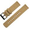 imageBARTON Canvas Quick Release Watch Band Straps  Choose Color ampamp Width  18mm 19mm 20mm 21mm 22mm 23mm or 24mmKhaki  Tan