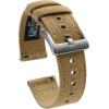 imageBARTON Canvas Quick Release Watch Band Straps  Choose Color ampamp Width  18mm 19mm 20mm 21mm 22mm 23mm or 24mmKhaki  Tan