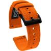 imageBARTON Canvas Quick Release Watch Band Straps  Choose Color ampamp Width  18mm 19mm 20mm 21mm 22mm 23mm or 24mmPumpkin Orange