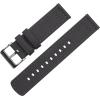 imageBARTON Canvas Quick Release Watch Band Straps  Choose Color ampamp Width  18mm 19mm 20mm 21mm 22mm 23mm or 24mmSmoke Grey