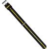 imageBARTON Elite NATO Style Watch Strap  18mm 20mm 22mm or 24mm  Seat Belt Nylon Watch BandsBlack  Yellow