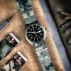 imageBARTON Elite NATO Style Watch Strap  18mm 20mm 22mm or 24mm  Seat Belt Nylon Watch BandsDigital Camouflage  Black PVD