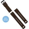 imageBARTON Elite Silicone Watch Bands  Quick Release  Choose Strap Color ampamp Buckle Color Stainless Steel Black PVD or Gunmetal Grey  18mm 20mm 22mm ampamp 24mm Watch StrapsChocolate Brown Top  Khaki Bottom  Black PVD Buckle
