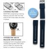 imageBARTON Elite Silicone Watch Bands  Quick Release  Choose Strap Color ampamp Buckle Color Stainless Steel Black PVD or Gunmetal Grey  18mm 20mm 22mm ampamp 24mm Watch StrapsNavy Blue