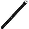 imageBARTON Leather NATO Style Watch Straps  Choose Color Length ampamp Width  18mm 20mm 22mm 24mm BandsBlack
