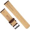 imageBARTON Suede Leather Watch Bands  Quick Release  Choose Strap Color ampamp Size  18mm 19mm 20mm 21mm 22mm 23mm ampamp 24mm Watch StrapsChocolate Brown