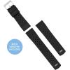 imageBARTON TropicalStyle 20 Watch Bands  Quick Release  Choose Strap Color ampamp Size  18mm 19mm 20mm 21mm 22mm 23mm ampamp 24mm Watch StrapsBlack