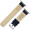 imageBARTON WATCH BANDS  Alligator Grain Leather Watch Bands Compatible with Apple Watch Models  1 2 3 4 5 6 7 8 9 10 SE Ultra ampamp Ultra 2Blue  Stainless Hardware