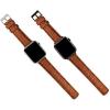 imageBARTON WATCH BANDS  Alligator Grain Leather Watch Bands Compatible with Apple Watch Models  1 2 3 4 5 6 7 8 9 10 SE Ultra ampamp Ultra 2Toffee Brown  Stainless Hardware