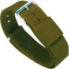imageBARTON WATCH BANDS  Ballistic Nylon NATO Style Straps  Choice of Color Length ampamp Width 18mm 20mm 22mm or 24mmArmy Green
