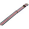 imageBARTON WATCH BANDS  Ballistic Nylon NATO Style Straps  Choice of Color Length ampamp Width 18mm 20mm 22mm or 24mmNavyCrimsonIvory