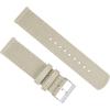 imageBARTON WATCH BANDS  Ballistic Nylon Twopiece NATO Style Straps  Choice of Color ampamp Width 18mm 20mm 22mmKhaki Tan