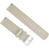 imageBARTON WATCH BANDS  Ballistic Nylon Twopiece NATO Style Straps  Choice of Color ampamp Width 18mm 20mm 22mmKhaki Tan