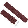 imageBARTON WATCH BANDS  Ballistic Nylon Twopiece NATO Style Straps  Choice of Color ampamp Width 18mm 20mm 22mmMerlot