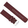 imageBARTON WATCH BANDS  Ballistic Nylon Twopiece NATO Style Straps  Choice of Color ampamp Width 18mm 20mm 22mmMerlot
