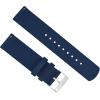 imageBARTON WATCH BANDS  Ballistic Nylon Twopiece NATO Style Straps  Choice of Color ampamp Width 18mm 20mm 22mmNavy Blue