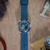 imageBARTON WATCH BANDS  Ballistic Nylon Twopiece NATO Style Straps  Choice of Color ampamp Width 18mm 20mm 22mmSteel Blue