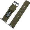 imageBARTON WATCH BANDS  Canvas Watch Bands Compatible with Apple Watch Models  1 2 3 4 5 6 7 8 9 10 SE Ultra ampamp Ultra 2Army Green