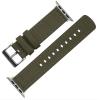 imageBARTON WATCH BANDS  Canvas Watch Bands Compatible with Apple Watch Models  1 2 3 4 5 6 7 8 9 10 SE Ultra ampamp Ultra 2Army Green