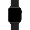 imageBARTON WATCH BANDS  Canvas Watch Bands Compatible with Apple Watch Models  1 2 3 4 5 6 7 8 9 10 SE Ultra ampamp Ultra 2Black Black PVD Hardware