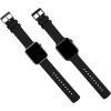 imageBARTON WATCH BANDS  Canvas Watch Bands Compatible with Apple Watch Models  1 2 3 4 5 6 7 8 9 10 SE Ultra ampamp Ultra 2Black Black PVD Hardware