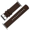 imageBARTON WATCH BANDS  Canvas Watch Bands Compatible with Apple Watch Models  1 2 3 4 5 6 7 8 9 10 SE Ultra ampamp Ultra 2Chocolate Brown
