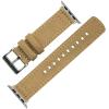 imageBARTON WATCH BANDS  Canvas Watch Bands Compatible with Apple Watch Models  1 2 3 4 5 6 7 8 9 10 SE Ultra ampamp Ultra 2Khaki Tan
