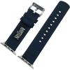 imageBARTON WATCH BANDS  Canvas Watch Bands Compatible with Apple Watch Models  1 2 3 4 5 6 7 8 9 10 SE Ultra ampamp Ultra 2Navy Blue