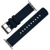 imageBARTON WATCH BANDS  Canvas Watch Bands Compatible with Apple Watch Models  1 2 3 4 5 6 7 8 9 10 SE Ultra ampamp Ultra 2Navy Blue