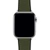 imageBARTON WATCH BANDS  Cordura Fabric ampamp Silicone Hybrid Watch Bands Compatible with Apple Watch Models  1 2 3 4 5 6 7 8 9 10 SE Ultra ampamp Ultra 2Army Green