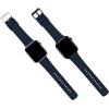 imageBARTON WATCH BANDS  Cordura Fabric ampamp Silicone Hybrid Watch Bands Compatible with Apple Watch Models  1 2 3 4 5 6 7 8 9 10 SE Ultra ampamp Ultra 2Navy Blue