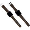imageBARTON WATCH BANDS  Cordura Fabric ampamp Silicone Hybrid Watch Bands Compatible with Apple Watch Models  1 2 3 4 5 6 7 8 9 10 SE Ultra ampamp Ultra 2Chocolate Brown