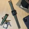 imageBARTON WATCH BANDS  Cordura Fabric ampamp Silicone Hybrid Watch Bands Compatible with Apple Watch Models  1 2 3 4 5 6 7 8 9 10 SE Ultra ampamp Ultra 2Army Green
