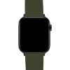 imageBARTON WATCH BANDS  Elite Silicone Watch Bands Compatible with Apple Watch Models  1 2 3 4 5 6 7 8 9 10 SE Ultra ampamp Ultra 2Army Green Top  Black Bottom Black PVD Hardware