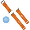 imageBARTON WATCH BANDS  Elite Silicone Watch Bands Compatible with Apple Watch Models  1 2 3 4 5 6 7 8 9 10 SE Ultra ampamp Ultra 2Black Top  Pumpkin Orange Bottom