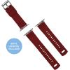 imageBARTON WATCH BANDS  Elite Silicone Watch Bands Compatible with Apple Watch Models  1 2 3 4 5 6 7 8 9 10 SE Ultra ampamp Ultra 2Crimson Red