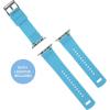 imageBARTON WATCH BANDS  Elite Silicone Watch Bands Compatible with Apple Watch Models  1 2 3 4 5 6 7 8 9 10 SE Ultra ampamp Ultra 2Flatwater Blue
