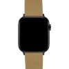 imageBARTON WATCH BANDS  Elite Silicone Watch Bands Compatible with Apple Watch Models  1 2 3 4 5 6 7 8 9 10 SE Ultra ampamp Ultra 2Khaki Tan Top  Black Bottom Black PVD Hardware