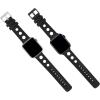 imageBARTON WATCH BANDS  Horween Leather Watch Bands Compatible with Apple Watch Models  1 2 3 4 5 6 7 8 9 10 SE Ultra ampamp Ultra 2Black Rally Style