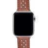imageBARTON WATCH BANDS  Horween Leather Watch Bands Compatible with Apple Watch Models  1 2 3 4 5 6 7 8 9 10 SE Ultra ampamp Ultra 2Caramel Brown Racing Style