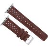 imageBARTON WATCH BANDS  Horween Leather Watch Bands Compatible with Apple Watch Models  1 2 3 4 5 6 7 8 9 10 SE Ultra ampamp Ultra 2Chocolate Brown Racing Style