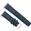 imageBARTON WATCH BANDS  Horween Leather Watch Bands Compatible with Apple Watch Models  1 2 3 4 5 6 7 8 9 10 SE Ultra ampamp Ultra 2Navy Blue Racing Style
