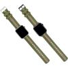 imageBARTON WATCH BANDS  Military Style Nylon Watch Bands Compatible with Apple Watch Models  1 2 3 4 5 6 7 8 9 10 SE Ultra ampamp Ultra 2Army Green  Crimson Red Stainless Hardware