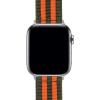 imageBARTON WATCH BANDS  Military Style Nylon Watch Bands Compatible with Apple Watch Models  1 2 3 4 5 6 7 8 9 10 SE Ultra ampamp Ultra 2Army Green  Orange Stainless Hardware