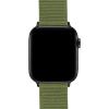 imageBARTON WATCH BANDS  Military Style Nylon Watch Bands Compatible with Apple Watch Models  1 2 3 4 5 6 7 8 9 10 SE Ultra ampamp Ultra 2Army Green Black Hardware