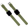 imageBARTON WATCH BANDS  Military Style Nylon Watch Bands Compatible with Apple Watch Models  1 2 3 4 5 6 7 8 9 10 SE Ultra ampamp Ultra 2Army Green Stainless Hardware