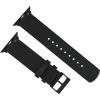 imageBARTON WATCH BANDS  Military Style Nylon Watch Bands Compatible with Apple Watch Models  1 2 3 4 5 6 7 8 9 10 SE Ultra ampamp Ultra 2Black Black Hardware