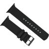imageBARTON WATCH BANDS  Military Style Nylon Watch Bands Compatible with Apple Watch Models  1 2 3 4 5 6 7 8 9 10 SE Ultra ampamp Ultra 2Black Black Hardware